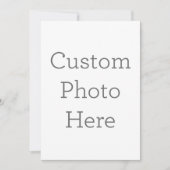 Enkele uitnodiging, Maat: 12,7  x 17,8 cm, Papier: Signature Mat, Enveloppen: Wit (Voorkant)