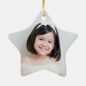 Aangepaste fotoversiering keramisch ornament (Achterkant)