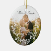 Aangepaste fotoversiering keramisch ornament (Rechts)