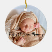 Aangepaste fotoversieringen keramisch ornament (Voorkant)