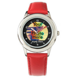 Aangepaste fotoweergave van kind horloge