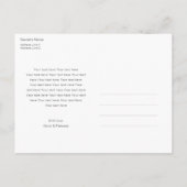 Aangepaste fotozwangerschap aankondigingskaart (Achterkant)