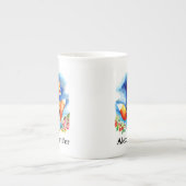 Aangepaste Fox paar namen gepersonaliseerd Porselein Kop (Voorkant)