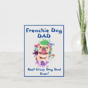 Aangepaste franchise papa hond beste gekke hond pa kaart