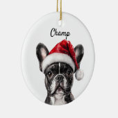 Aangepaste Franse Bulldog Keramisch Ornament (Rechts)