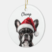 Aangepaste Franse Bulldog Keramisch Ornament (Links)