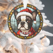 Aangepaste Franse Bulldog Kerstmis Ornament