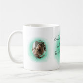 Aangepaste Franse Bulldog Mok in Mintgroene Waterv (Links)