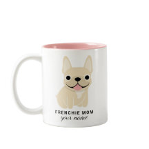 Aangepaste Franse Bulldog Mok Naam & Zin & kleur
