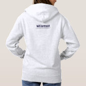 Aangepaste Freeride Snowboarding Locatie Naam Hoodie (Achterkant)
