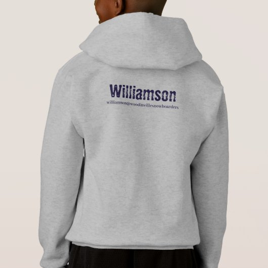 Aangepaste Freestyle Snowboarden Locatie Datum Naa (Achterkant)