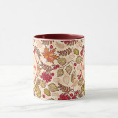 Aangepaste Friendsgiving-herfstloof- en bessenontw Mok (Midden)