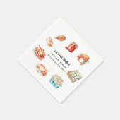 Aangepaste Friendsgiving Thanksgiving-diner Servet (Hoek)