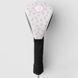 Aangepaste Frilly Coquette Roze waterverf Bow Golfheadcover