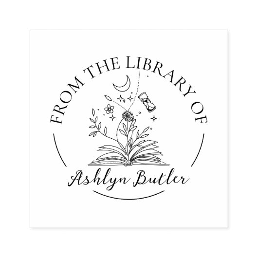 Aangepaste 'From the Library Of' stempel (Afrduk)