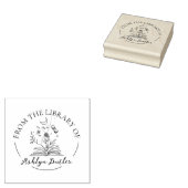 Aangepaste 'From the Library Of'-stempel Rubberstempel (Gestempeld)