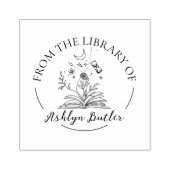 Aangepaste 'From the Library Of'-stempel Rubberstempel (Afrduk)
