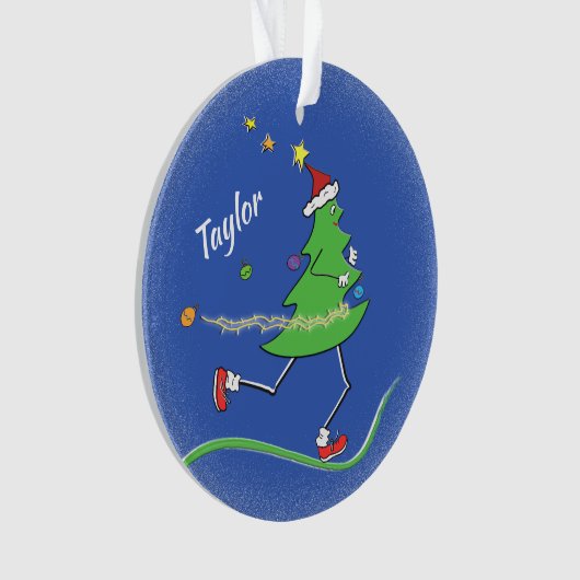 Aangepaste front-/back-kerstboomrunner © ornament (voorkant)