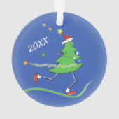 Aangepaste front-/back-kerstboomrunner © ornament (achterkant)