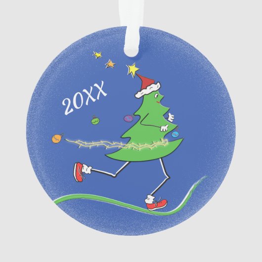 Aangepaste front-/back-kerstboomrunner © ornament (achterkant)