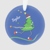 Aangepaste front-/back-kerstboomrunner © ornament (voorkant)