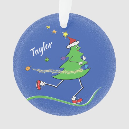 Aangepaste front-/back-kerstboomrunner © ornament (voorkant)