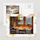 Aangepaste front Painterly Herfst-afvulgrens Briefkaart (Voorkant / Achterkant)