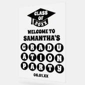 Aangepaste Frosted Acryl Afstuderen Welkomstbord Bord (Hoek)
