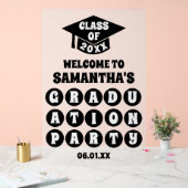 Aangepaste Frosted Acryl Afstuderen Welkomstbord Bord (Huwelijk)