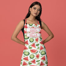 Aangepaste Fruit Schort – Culinaire Wetenschap doo