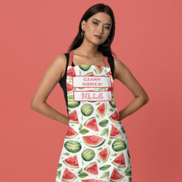 Aangepaste Fruit Schort – Culinaire Wetenschap doo