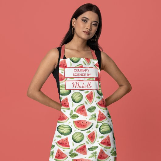 Aangepaste Fruit Schort – Culinaire Wetenschap doo