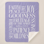 Aangepaste Fruitage van de Spirit Sherpa Blanket Deken (Voorkant)