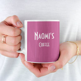 Aangepaste Fuchsia Coffee-Mok Koffiemok