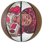 Aangepaste fullsize basketbal – YOUTH Power Afro (Verticaal)