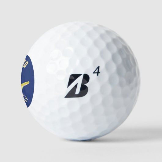 Aangepaste Fun-berichtnaam Golfballen (Logo)
