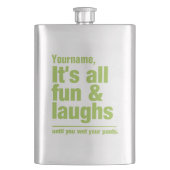 Aangepaste FUN- en LAUGHS-kolf Flacon (Voorkant)