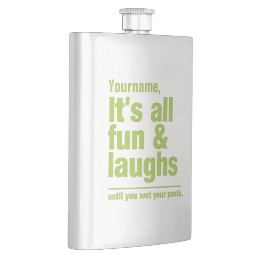 Aangepaste FUN- en LAUGHS-kolf Flacon (Rechts)
