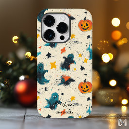 Aangepaste Fun Halloween met naam en citaat Case-Mate iPhone 14 Pro Hoesje