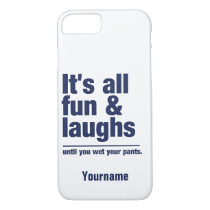 Aangepaste FUN & LAUGHS-naam en kleurtelefoongeval Case-Mate iPhone Case