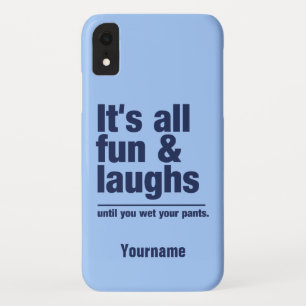 Aangepaste FUN & LAUGHS-naam en kleurtelefoongeval Case-Mate iPhone Case