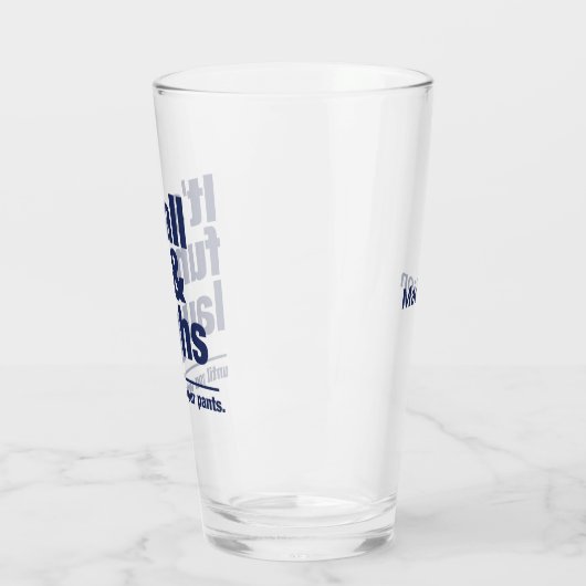 aangepaste FUN & LAUGHS-naam Glas (Links)