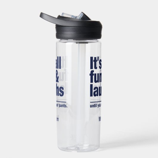 aangepaste FUN & LAUGHS-naam Waterfles (Rechts)