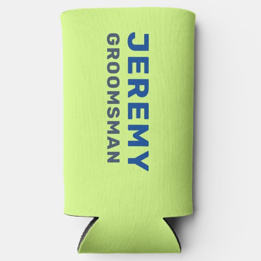 Aangepaste Fun Moderne Koele Vrijgezellenfeest Zom Seltzer Blikjeskoeler (Voorkant)