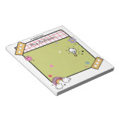 Aangepaste Fun Teacher Appreciation Notitieblok (Schuin)