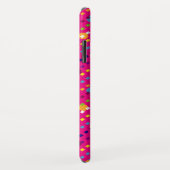 Aangepaste Funky Circles, Dashes Pattern Case-Mate iPhone Case (Achterkant/rechts)