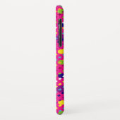 Aangepaste Funky Circles, Dashes Pattern Case-Mate iPhone Case (Achterkant/links)