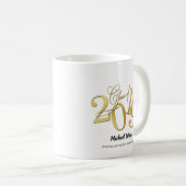 Aangepaste Funky Gold Class uit 2019 Koffiemok (Voorkant rechts)