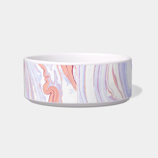 Aangepaste Funky Psychedelic Pet Bowl Voerbakje (Achterkant)