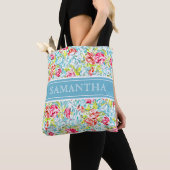 Aangepaste Funky Zomer Waterverf Splatter Patroon Tote Bag (Dichtbij)